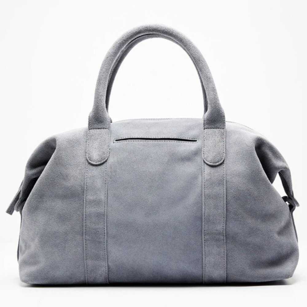 NWT M.I.L.A. Ria Suede Duffle Bag - Gray